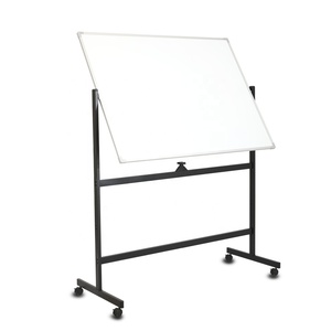 Rohs chứng nhận hai mặt khô xóa bảng trắng từ tính 360 ° xoay với 4 con lăn 4 bánh xe Khung Nhôm bảng trắng di động - Product Image 1