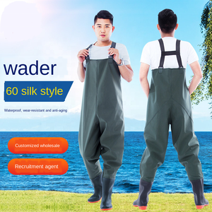 Quần Áo Không Thấm Nước Nước Của Người Đàn Ông Quần Da Ngã Ba Dày Loài Sếu Câu Cá - Product Image 1