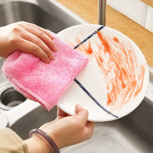 Paño de cocina, paño de cocina de fibra de madera, paño de limpieza para cocina, sin pelusas, fácil de limpiar, toalla de cocina, estropajo - Product Image 3