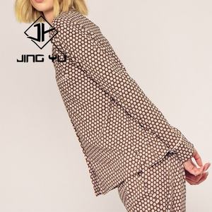 Ensemble de pyjama personnalisé pour femmes en fibre de bambou imprimé, ensemble 2 pièces, pyjama en coton pur pour femmes, tenue de maison en modal - Product Image 4