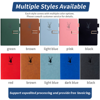 Carnet d'affaires à couverture rigide en cuir PU de haute qualité, reliure cousue, 100 feuilles format A4, vente directe usine, service OEM personnalisé