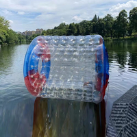 Boule gonflable de marche de l'eau de boule de Zorb de hamster humain de 2.4x2.2m