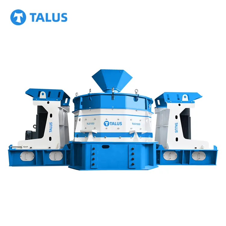 Talus Verticale As Impact Crusher Nieuwe Zand Maker 220 T/h Dual Power Vsi Zand Making Machine Verpletterende Zand Maken Apparatuur