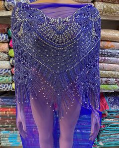 Blusa con cuentas de lentejuelas bordadas de alta calidad para mujer, nuevo diseño, Camisa larga para fiesta de boda, talla XL, el mejor precio para exportación - Product Image 3