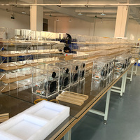 Boîtier audio transparent en acrylique, châssis personnalisable en plexiglas, modèle de boîtier