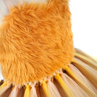Costume de lion pour filles, ensemble de cosplay animal pour enfants, matière polyester, costume de fête de Noël et de spectacle sur scène