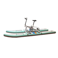 Waterbike gonflable personnalisé mer vélos d'eau simple/double personne