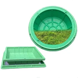 FuGu Environmental Protection Greening Landscaping Portable Weather Resistant SMC Manhole Well With Different Sizes