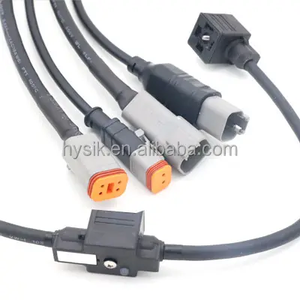 مجموعة موصلات مقاومة للماء IP67 تتضمن قابس DT06-4S ومقبس DT04-4P رباعي الأطراف للبيئات القاسية - Product Image 6