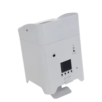 6 lampes à piles avec application Rgbwauv 6 en 1, sans fil, Wifi, application téléphonique, alimentées par batterie, LED Par Light, boîte de nuit