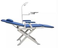 Unité de fauteuil dentaire pliant portable de haute qualité avec Turbine Source d'alimentation électrique Prix bon marché Dentiste Utilisation directe Fabricant