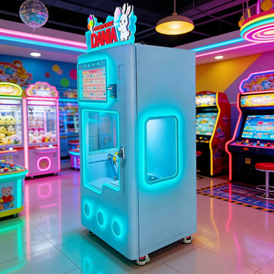 New Style Full Automatic Commercial Cotton <b>Candy</b> Fairy Floss Vending Making <b>Machine</b> with Coin Bill Credit Card Acceptor - Product Image 4