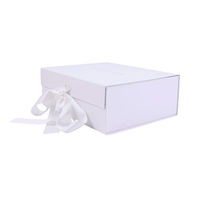 Boite cadeau magnétique personnalisé A4 boussole, pièces, grande boîte A5 pliable blanche