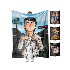  I prodotti Dropshipping 2024 peso pluma possono essere i fan del tour di concerti regalano una coperta di peluche con stampa digitale personalizzata e design personalizzato