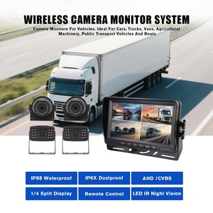 Sistema di Gestione Flotta <span class=keywords><strong>con</strong></span> <span class=keywords><strong>Telecamera</strong></span> a 360° <span class=keywords><strong>per</strong></span> Monitoraggio Camion e Auto, Schermo LCD Android da 7 Pollici, Registratore Video - Product Image 3