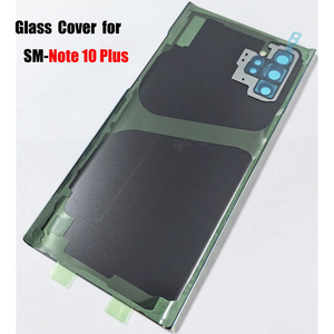 Tapa Trasera de Batería para <span class=keywords><strong>Samsung</strong></span> <span class=keywords><strong>Note</strong></span> <span class=keywords><strong>10</strong></span> <span class=keywords><strong>Plus</strong></span> N10+ N10P NOTE10PLUS, Puerta de Batería de Vidrio, Panel Trasero de Vidrio - Product Image 2