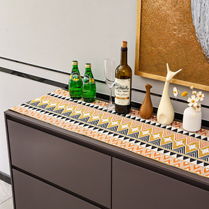 Bắc Âu mô hình hình học in 35*150cm hình chữ nhật bảng vải nóng ngoài trời cắm trại trang trí Polyester Cotton bên vải - Product Image 5