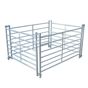 Bán nóng lồng vào nhau mạ kẽm nhỏ dê & Cừu rào cản Bảng điều chỉnh hàng rào kim loại có thể tháo rời Bảng điều khiển sân corral để bán - Product Image 1