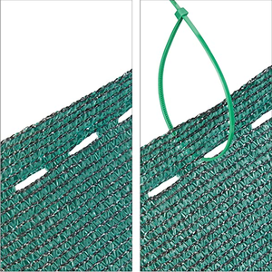 2*10m 2*15mTennis parabrisas Hdpe verde oscuro Protección de Privacidad valla pantalla con ojales - Product Image 3