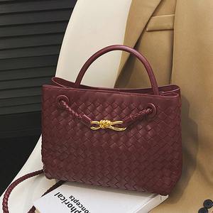 Женские сумки через плечо, большие рабочие сумки, модные Тканые Сумки из искусственной кожи, роскошные модные сумки - Product Image 2