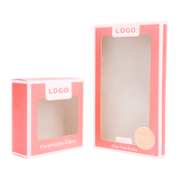 Logo d'impression personnalisé Produits électroniques Accessoires de téléphone Câble de données USB Câble de charge pour écouteurs Boîte d'emballage avec fenêtre