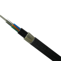 Kabel Serat Optik Udara Luar Ruangan 12/24/48 72 96 144 Core 10.5-18mm Od Span 50-500m Single/double Jacket Adss Fibra Optica Cable