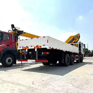 Shacmanמשאית עגורן רכב תחבורה מיוחד עם 20ton 25ton משאית רכוב מתקפל בום עגור למכירה - Product Image 4