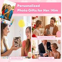 Cadre photo personnalisé en plastique, puzzle DIY, jouet romantique, décoration de bureau à domicile, cadeaux d'anniversaire, de Saint-Valentin, pour lui