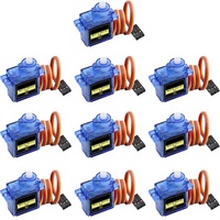Micro-moteur servo analogique SG90 9G pour avion RC à voilure fixe, modèle d'avion télécommandé, petit robot, projets de bricolage