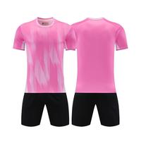 Ensemble d'uniformes de football à manches courtes en viscose/polyester, maillot de football personnalisé de haute qualité, respirant, extensible dans quatre directions, séchage rapide