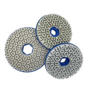 थोक ऑटो पॉलिशर पैड 100/125/150 मिमी डायमंड स्नैल लॉक पॉलिशिंग पैड ग्रेनाइट क्वार्ट्ज के लिए रीइन एज पॉलिशिंग पैड - Product Image 3