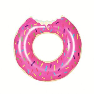 Flotador de Piscina de PVC Ecológico en Forma de Donut para Adultos y Niños, Anillo de Natación Inflable para Niños con Logotipo Personalizado - Product Image 2