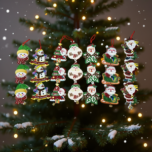 Homeera Pendant Aromatherapy Christmas Tree Ornaments Mixed Styles Foam Paper Holiday Decor Festival Style - Product Image 2