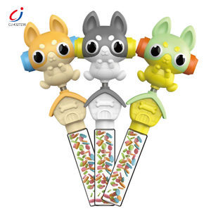 Chengji Juguete de Silbato <span class=keywords><strong>con</strong></span> <span class=keywords><strong>Caramelo</strong></span>, Divertido para Niños, Seguro, <span class=keywords><strong>con</strong></span> Sonido al Agitar, Relleno de <span class=keywords><strong>Caramelo</strong></span>, de Plástico, <span class=keywords><strong>con</strong></span> Diseño de Perro de Dibujos Animados, Varita de <span class=keywords><strong>Caramelo</strong></span> Divertida - Product Image 1