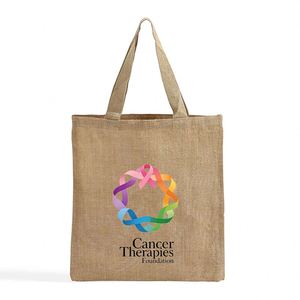 Bolsa de Yute Personalizada para la Academia, Bolsa Reutilizable para Compras, Bolsas de Gran Capacidad para Llevar al Aire Libre - Product Image 2