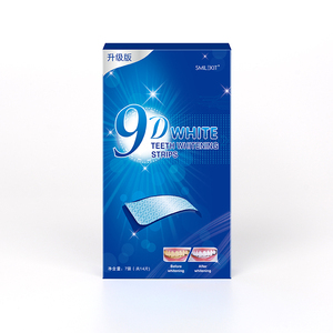 Vente en gros de bandes de blanchiment des dents professionnelles 9D 14 pièces avec saveur de menthe traitement de blanchiment des dents efficace - Product Image 2