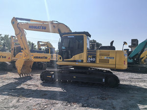 Excavadoras grandes de orugas hidráulicas usadas Komatsu de alta calidad 24to pc240 excavadoras de cubo de segunda mano - Product Image 3