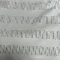 Tela de Poliéster y Spandex Reciclada, Transpirable, de Secado Rápido, con Malla Polydex Jacquard Blanca, para Sublimación, para Ropa Deportiva