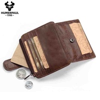 Porte-monnaie pour homme haut de gamme, ultra-fin et pratique, avec plusieurs emplacements pour cartes et porte-cartes de crédit