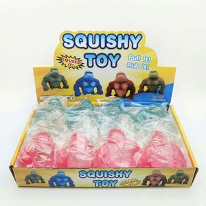 Juguete Sensorial Antiestrés de Gorila Blandito y Aprietable de Venta Caliente, Material TPR, Maltosa, Rebote Lento, Juguete Fidget para Aliviar el Estrés - Product Image 6