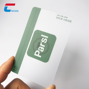 Carte NFC transparente en PVC, carte à <span class=keywords><strong>puce</strong></span> RFID pour adhésion VIP, carte de visite numérique, contrôle d'accès - Product Image 2