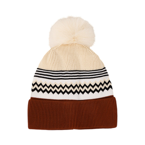 Chapeaux tricotés chauds pour l'extérieur <span class=keywords><strong>avec</strong></span> casquettes à bille Fabricants personnalisés Bonnets à pompons - Product Image 3