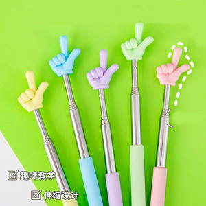 Bâton de guide de lecture de poteau télescopique mignon pour les enseignants collégiens salle de classe Instruction de lecture à domicile jouet éducatif - Product Image 4