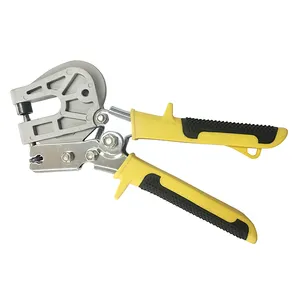 Dụng Cụ Cầm Tay Vách Thạch Cao Kim Loại Thép Studs Theo Dõi Uốn Tóc Bồng Studs Crimper Punch Plier Khóa New Một Tay Kìm