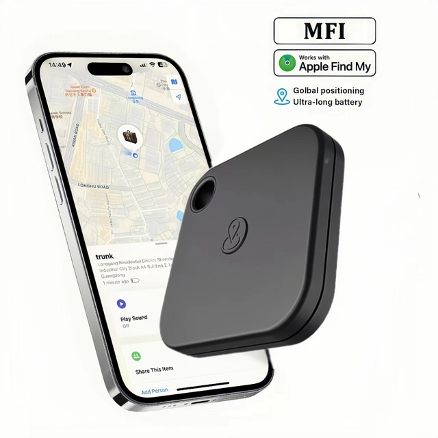 Smart Child Key Finder Tracker Wireless Waterproof MFi Certified Thin Anti-Lost GPS Alarm Function 'Find My' Mini Tracker