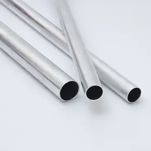 5052 6061 6063 7075 tubos de liga de alumínio extrudados sem costura de alta resistência do fabricante