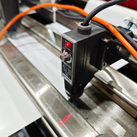 Machine de découpe à plat automatique robuste avec système de contrôle PLC et moteur à longue durée de vie