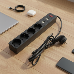 Multiprise électrique européenne 230V~250V 16A pour le marché russe, kazakh et ukrainien - Product Image 2