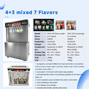 <span class=keywords><strong>Machine</strong></span> à glaces molles à double compresseur, <span class=keywords><strong>machine</strong></span> à glaces molles 7 saveurs, <span class=keywords><strong>machine</strong></span> à yogourt glacé, <span class=keywords><strong>machine</strong></span> à glaces Sunda, <span class=keywords><strong>machine</strong></span> à glaces commerciale - Product Image 5