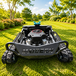 Tondeuse à gazon robotisée multifonctionnelle tout-terrain à chenilles en caoutchouc pour l'agriculture, télécommandée - Product Image 2